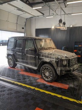 Mercedes G na kompletním mytí a interiéru